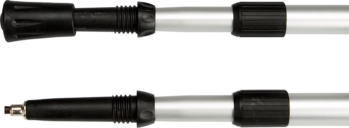 Abbey WANDELSTOKKEN VERSTELBAAR 63-135 CM ZILVER 2 STUKS - Blauw