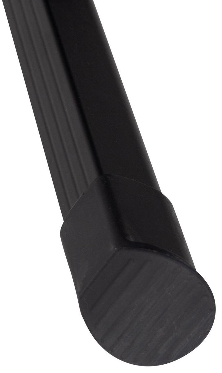 Eurotrail campingstoel Chateau 123 x 48 cm aluminium - Zwart