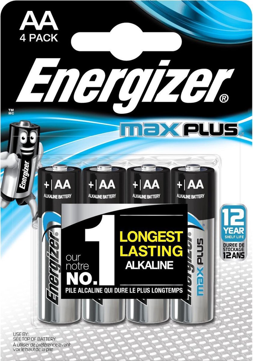 Energizer batterijen Max Plus AA 4 stuks
