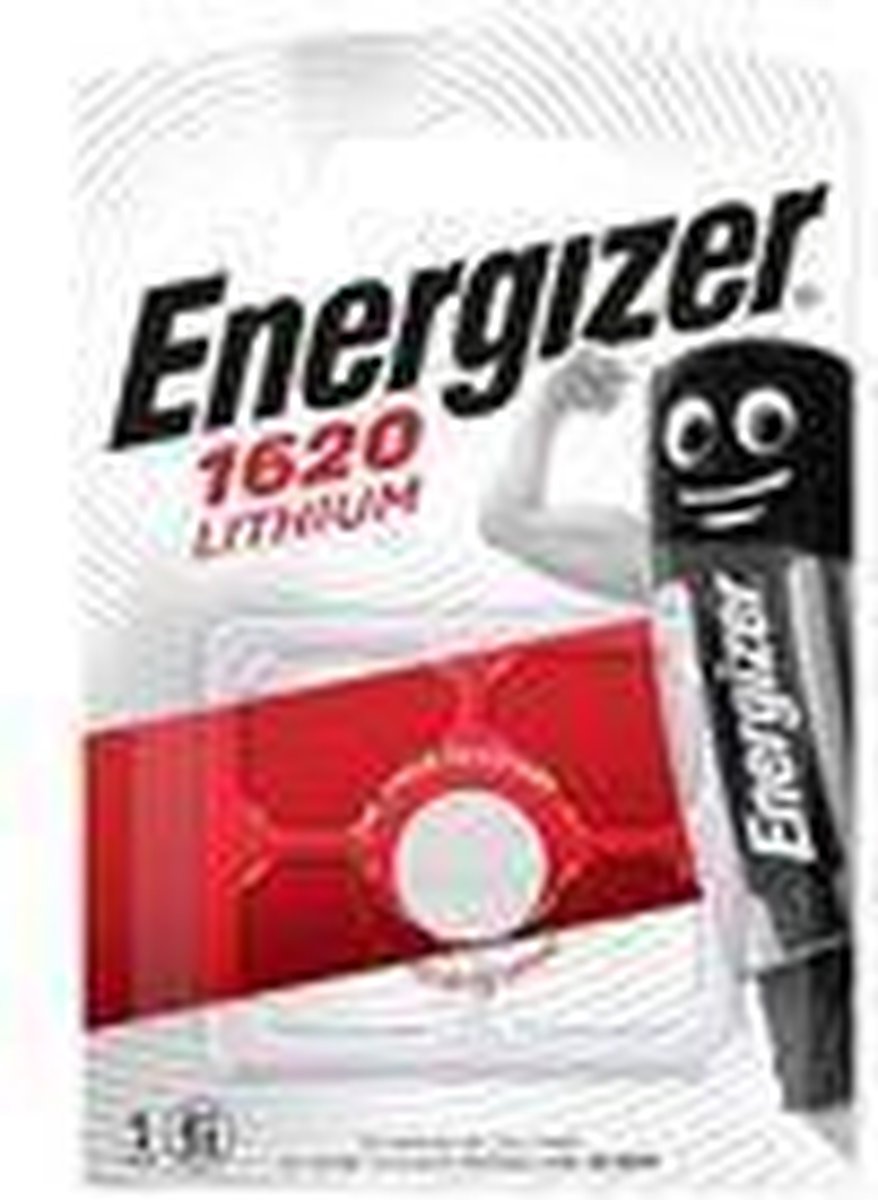 Energizer batterij knoopcel Lithium 3V CR1620per stuk