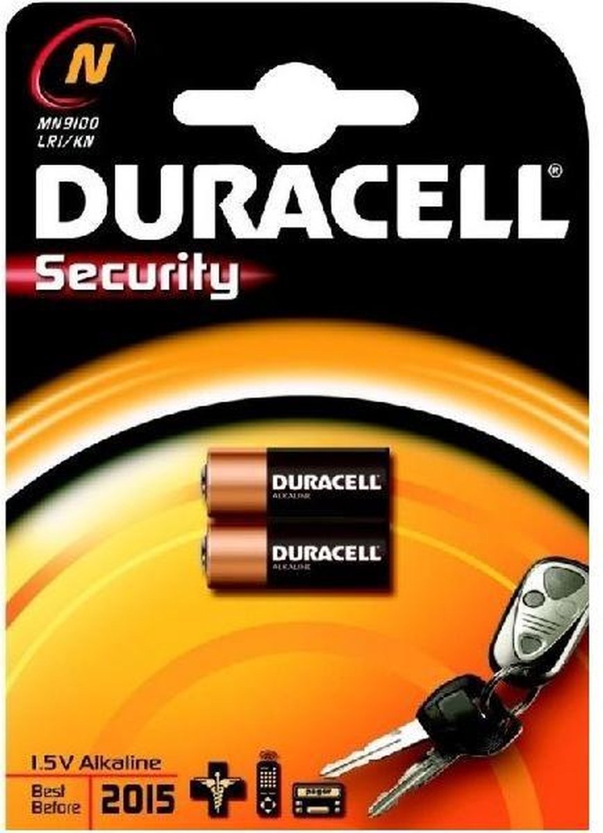 Duracell batterijen LR1 1.5V zwart/bruin 2 stuks