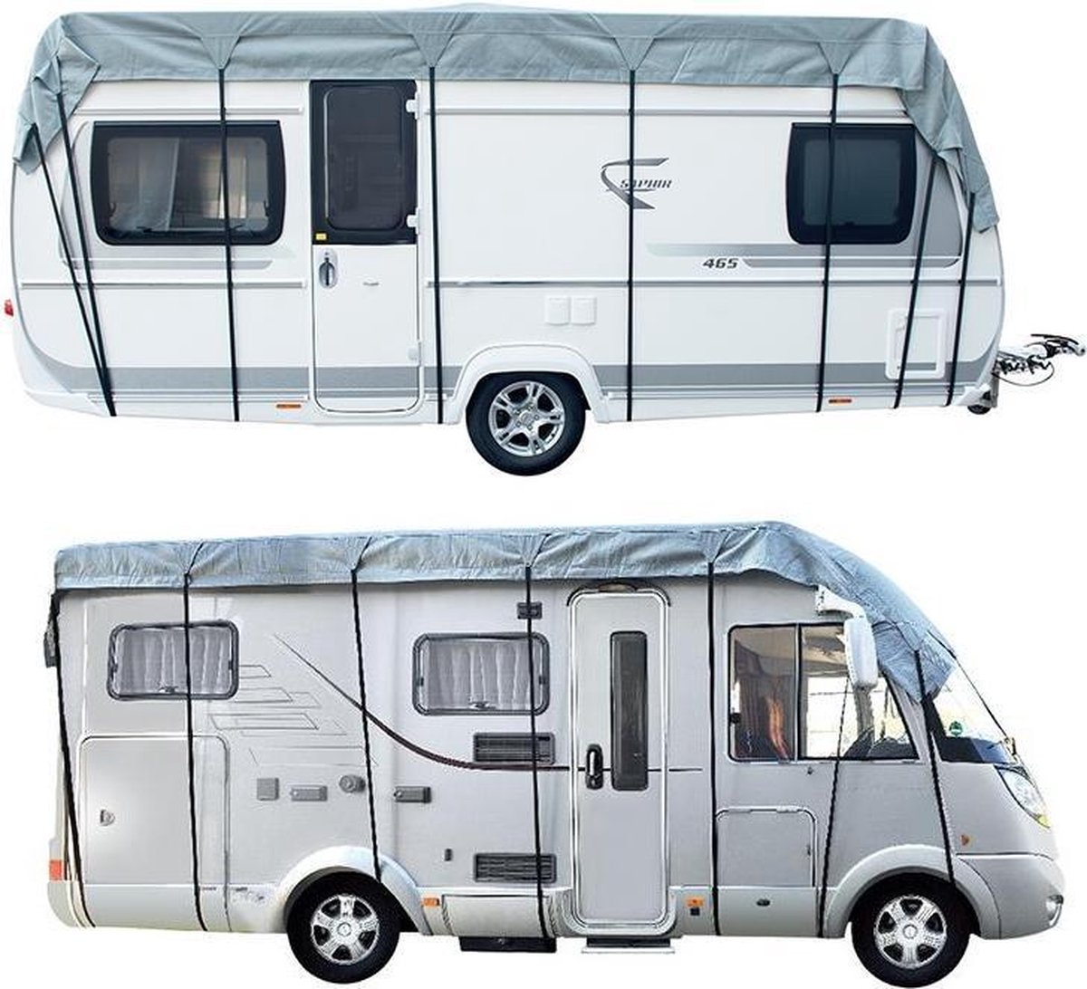 ProPlus caravan- en camperdakhoes 800 x 300 cm grijs
