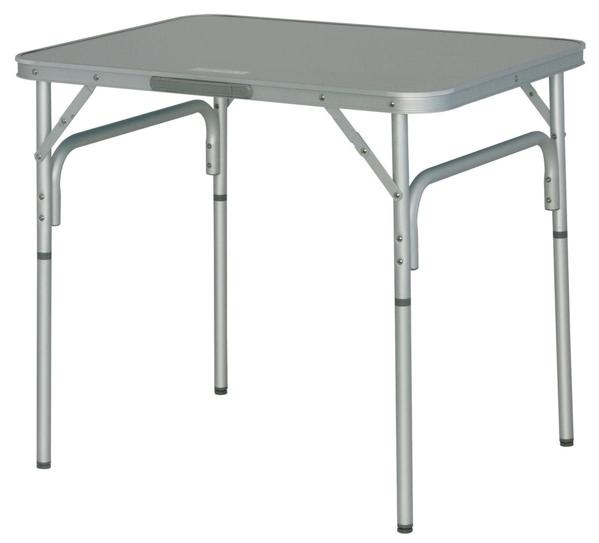 Eurotrail campingtafel Avignon 90 x 70 x 60 cm aluminium grijs