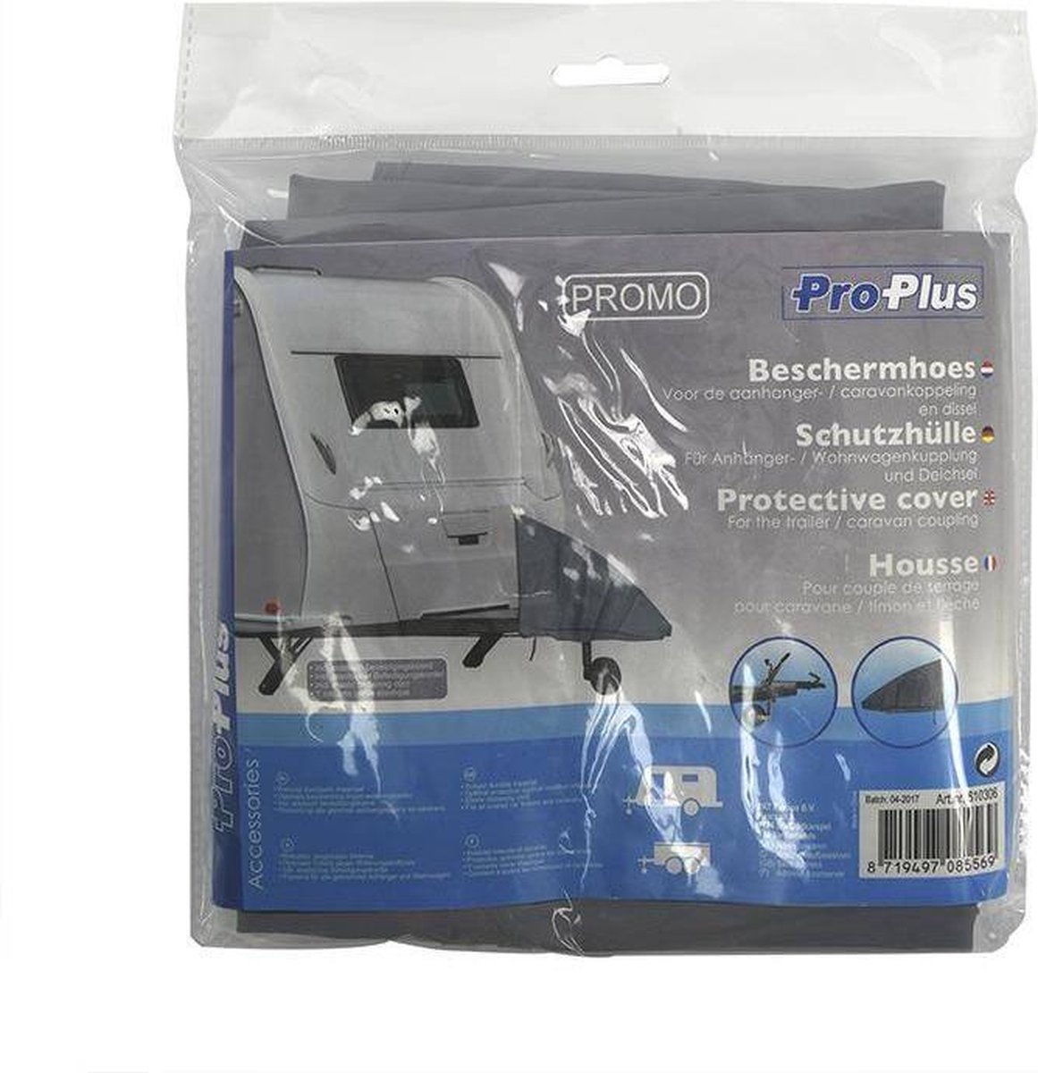 Universeel ProPlus Beschermhoes voor de aanhanger- / caravankoppeling en dissel Promo