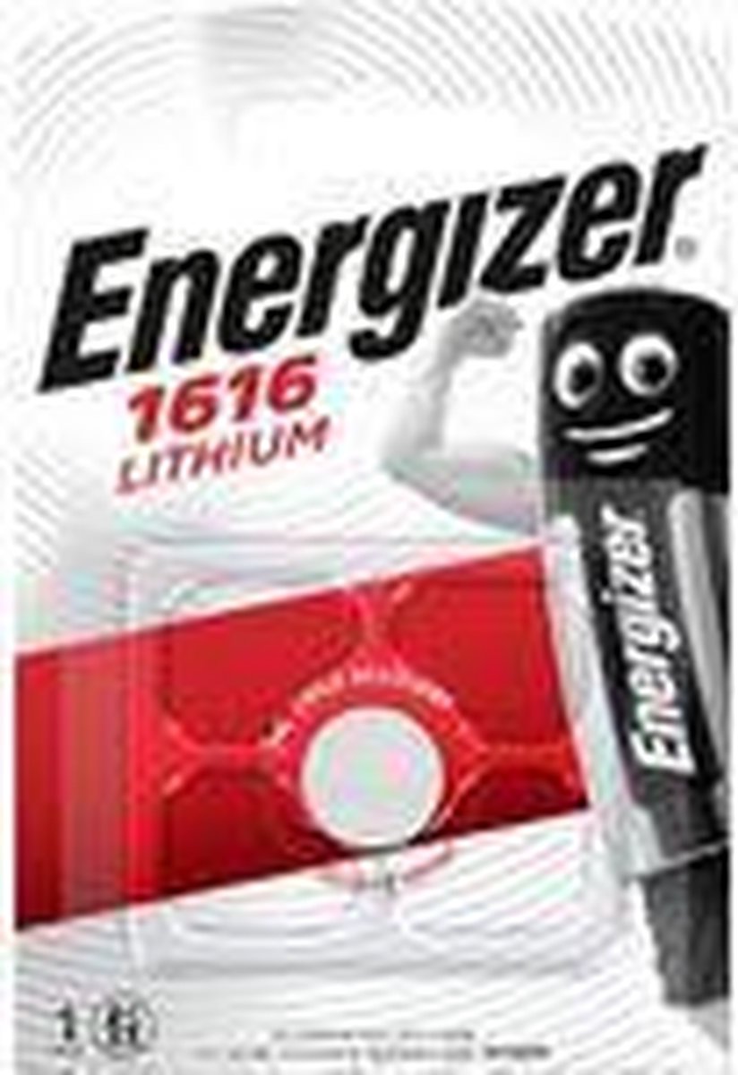 Energizer batterij knoopcel Lithium 3V CR1616 per stuk