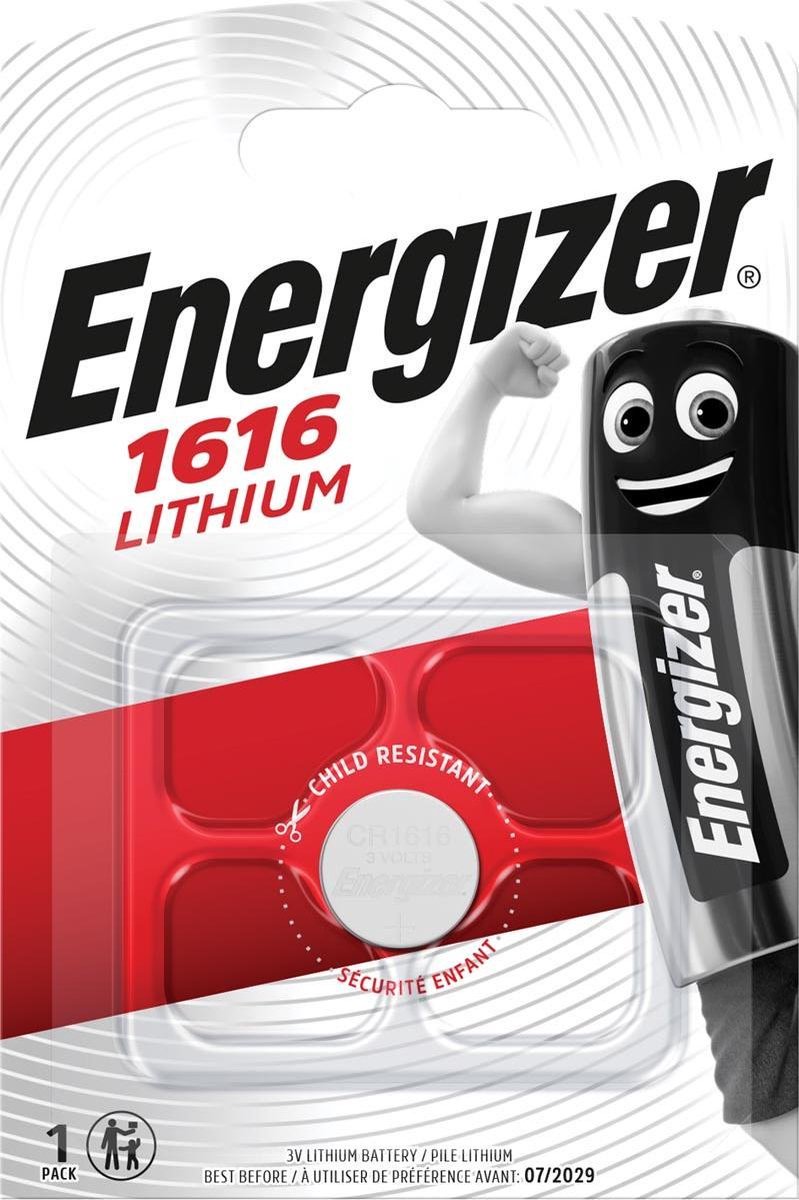 Energizer batterij knoopcel Lithium 3V CR1616 per stuk