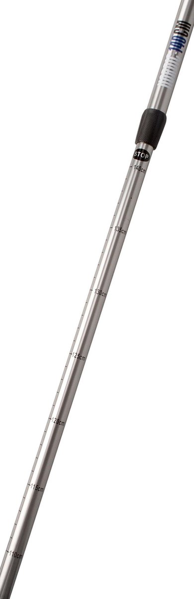 Abbey aluminium Nordic Walking stokken verstelbaar zilver - Silver