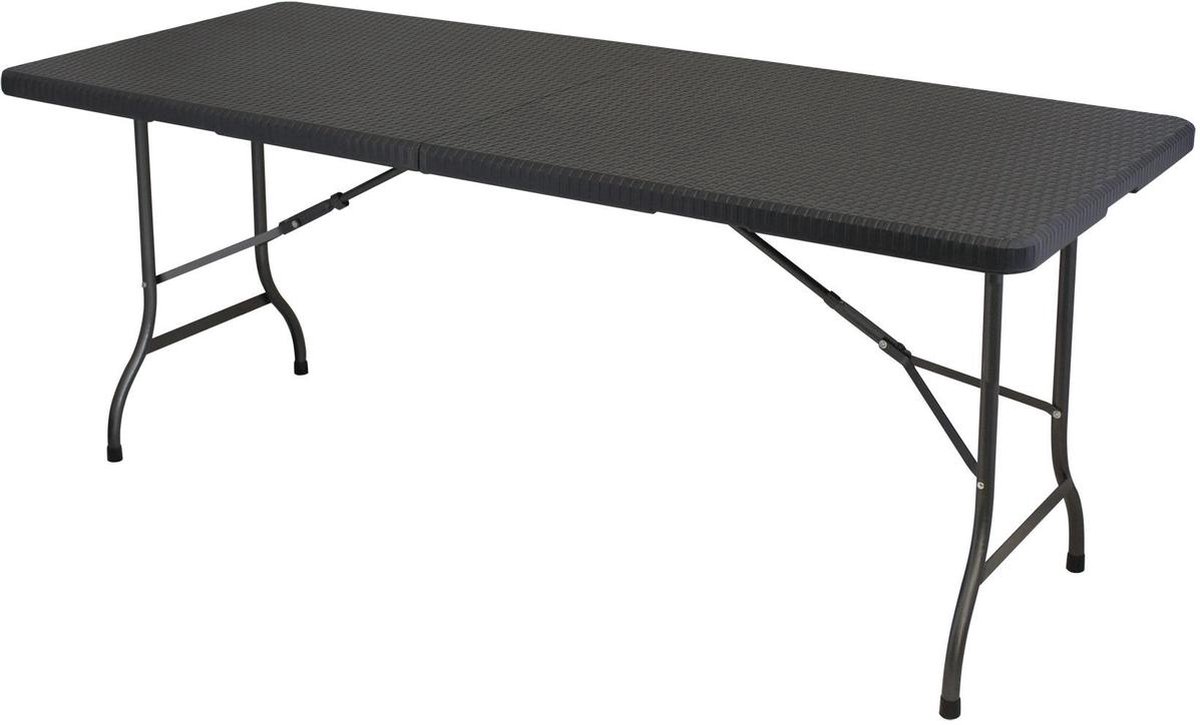 Eurotrail tafel Pavillon 179,5 x 74,5 x 72 cm staal grijs