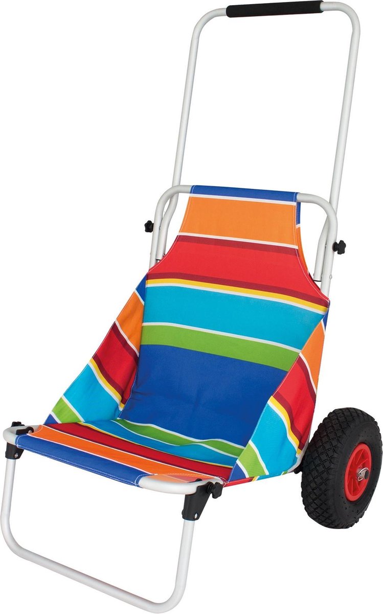 Eurotrail strandtrolley Stripes 112 x 72 cm polyester/aluminium