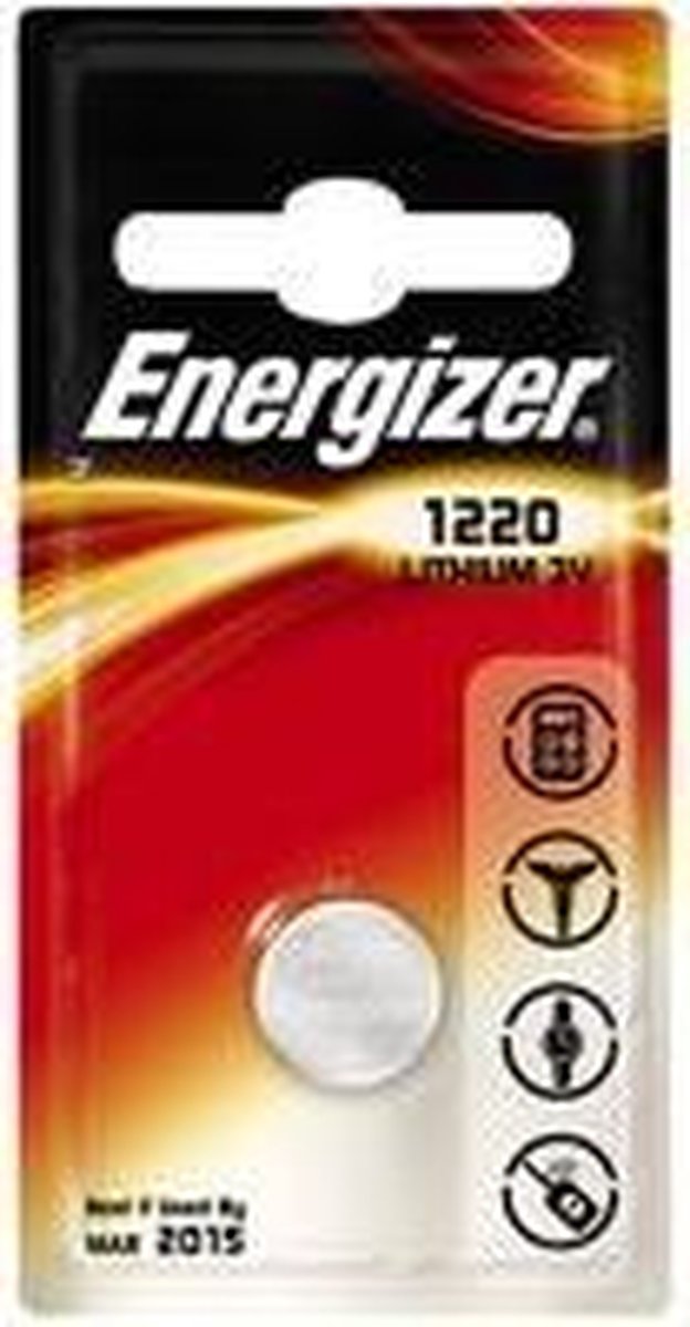 Energizer batterij knoopcel Lithium 3V CR1220 per stuk