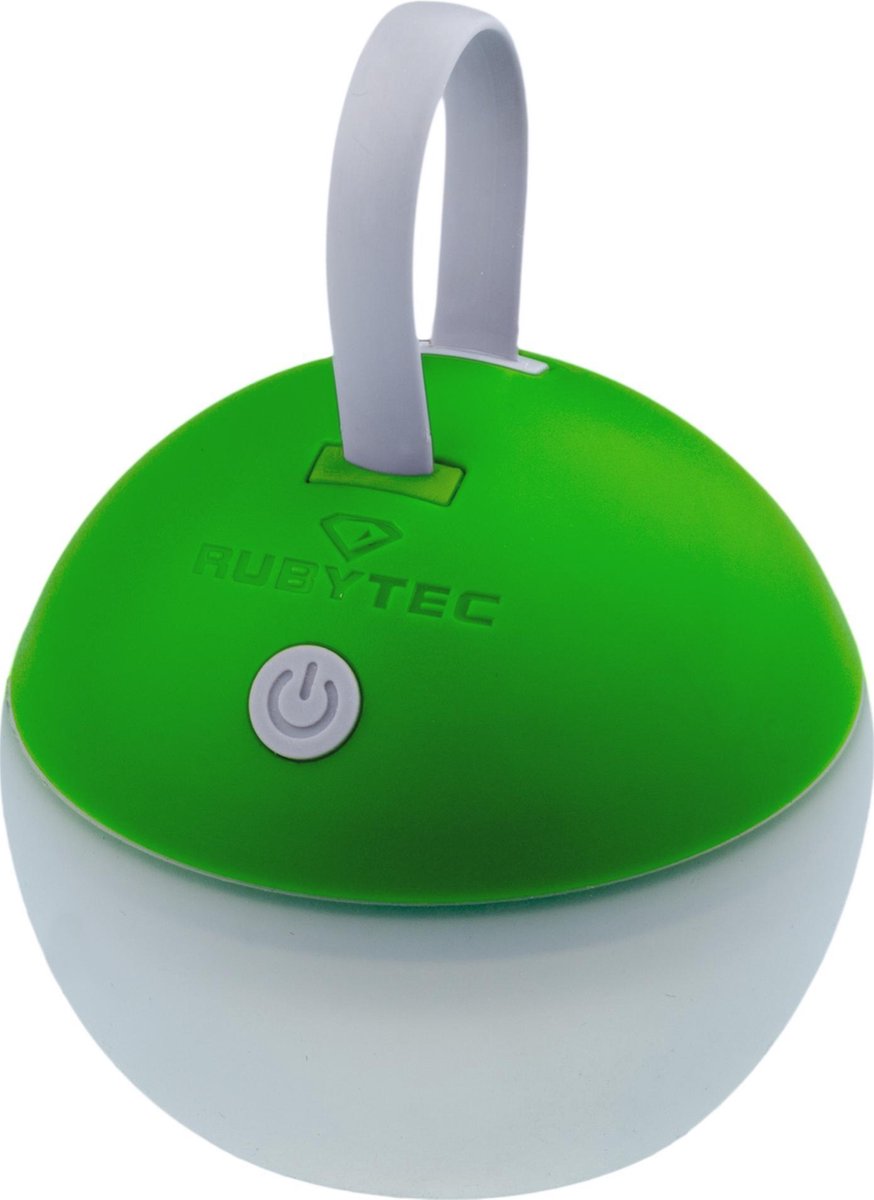 Rubytec usb-verlichting Bulb 8 cm ABS oplaadbaar wit/ - Groen