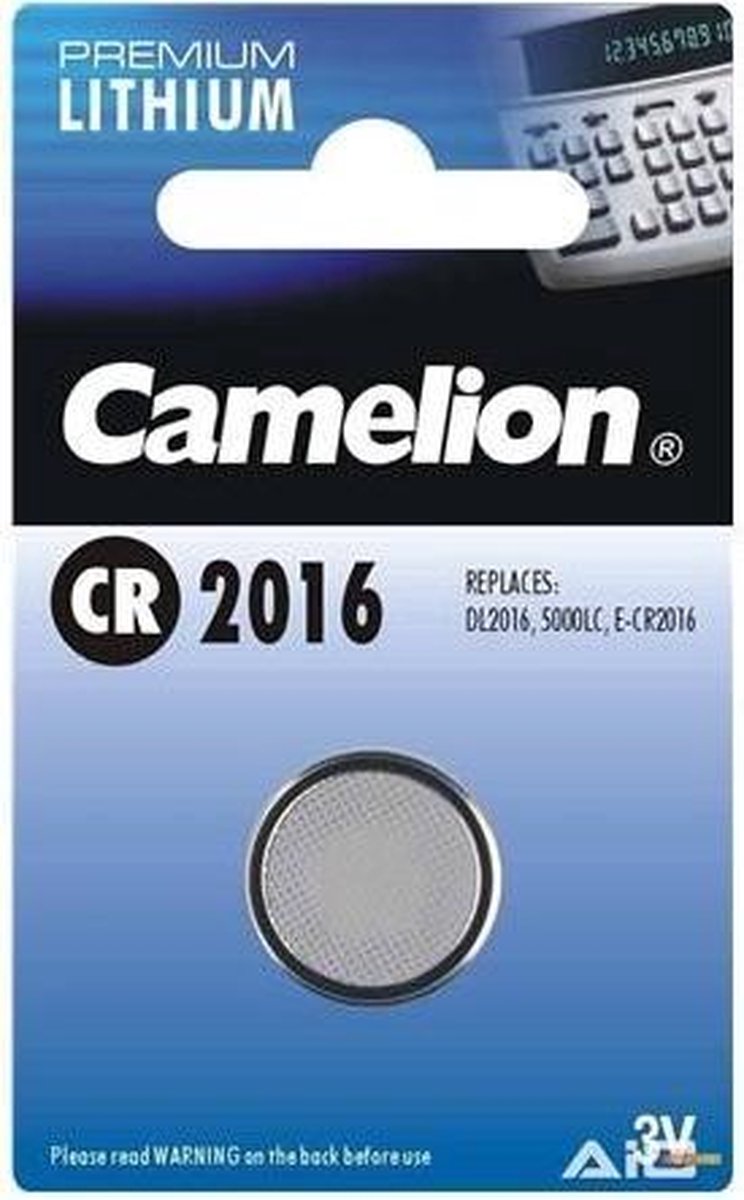 Camelion batterij knoopcel Lithium 3V CR2016 per stuk