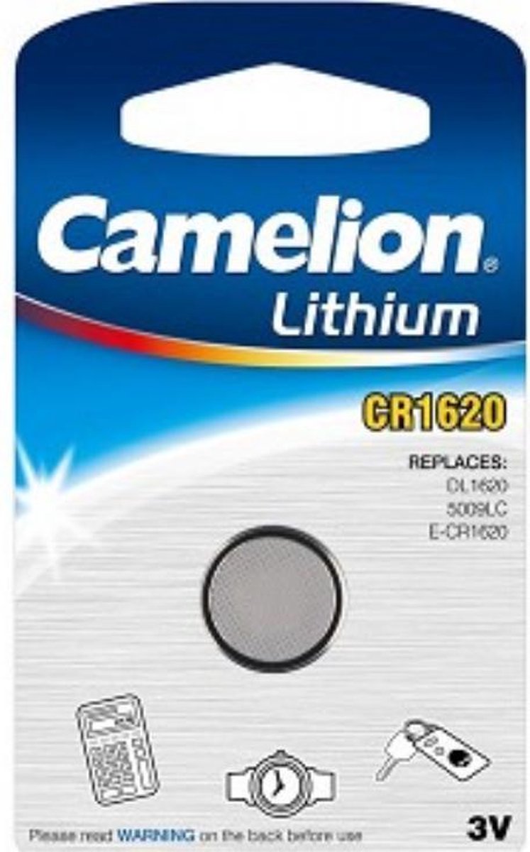 Camelion batterij knoopcel Lithium 3V CR1620 per stuk