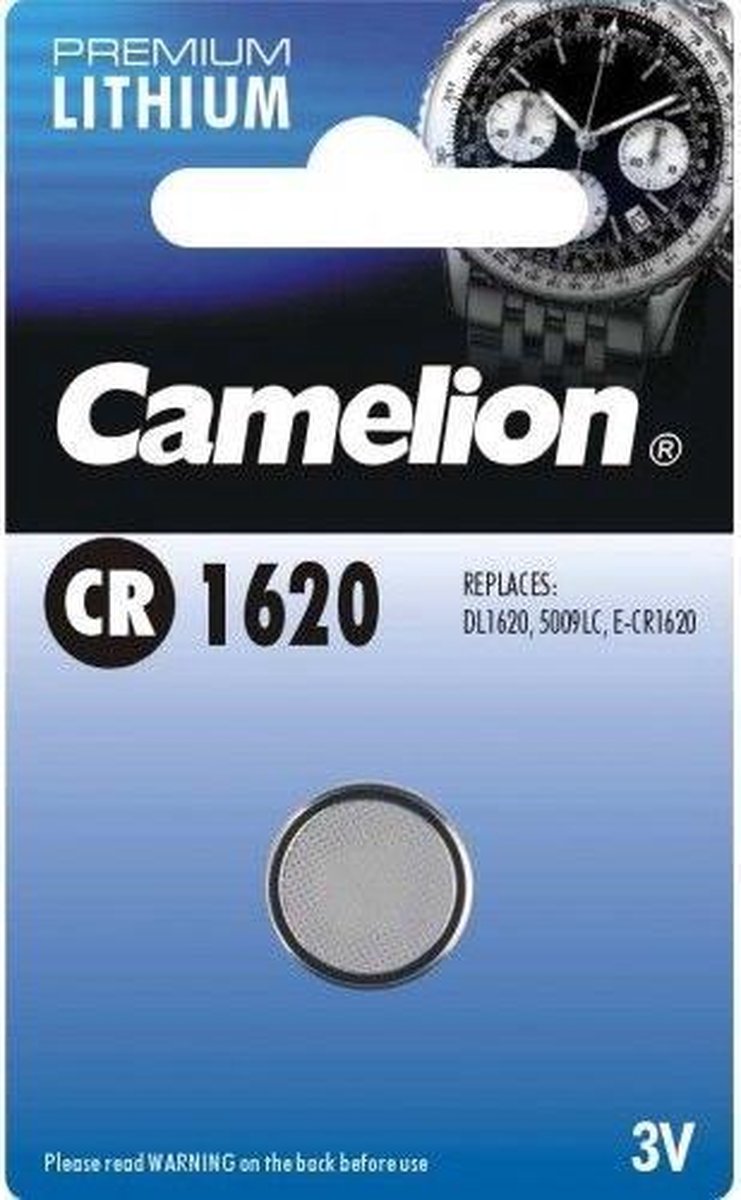 Camelion batterij knoopcel Lithium 3V CR1620 per stuk