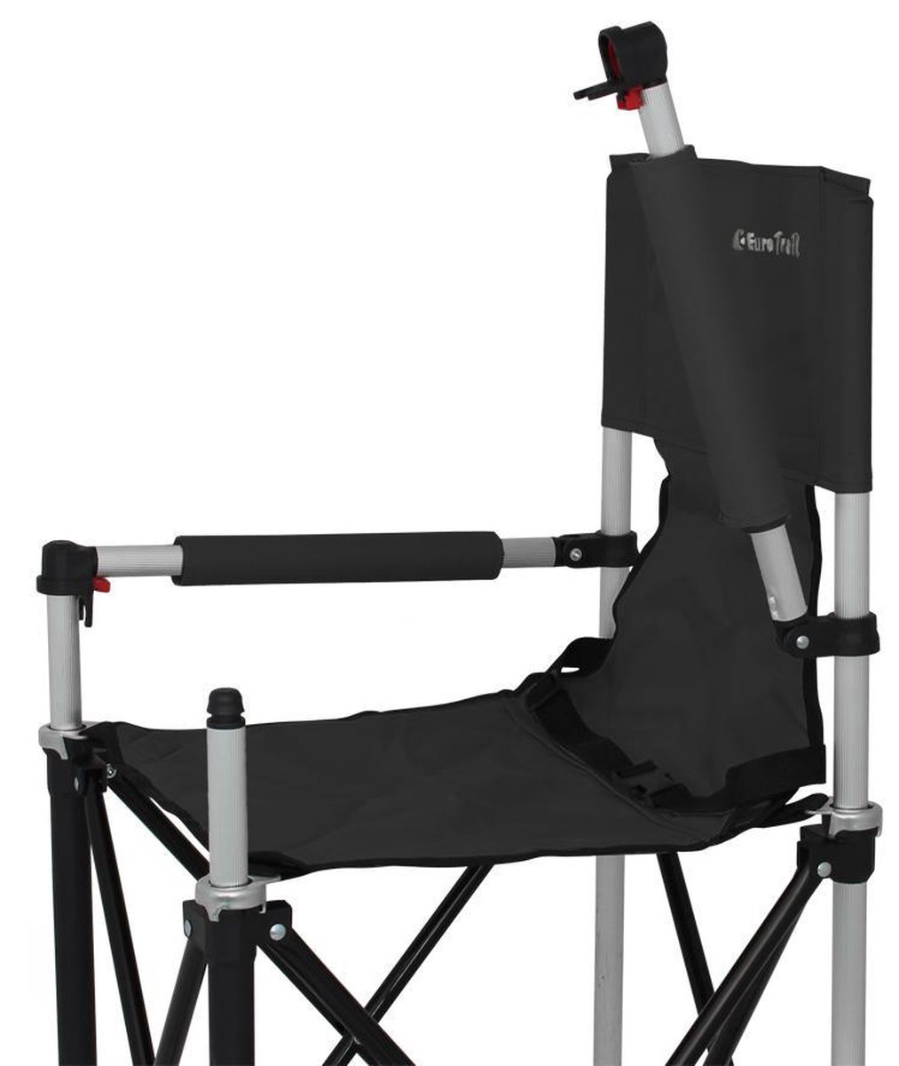 Eurotrail campingstoel Petit Junior 90 x 43 cm aluminium - Blauw