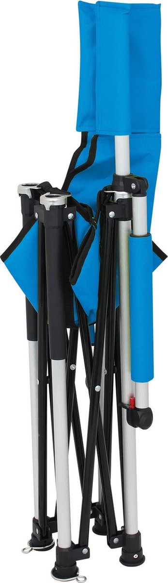 Eurotrail campingstoel Petit Junior 90 x 43 cm aluminium - Blauw
