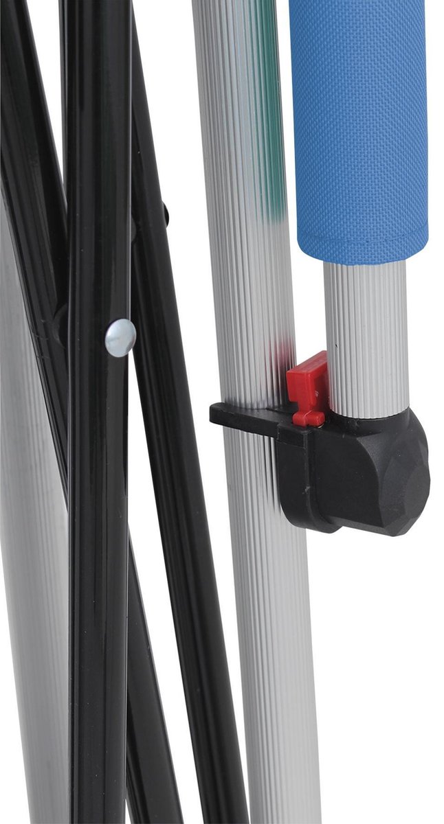 Eurotrail campingstoel Petit Junior 90 x 43 cm aluminium - Blauw