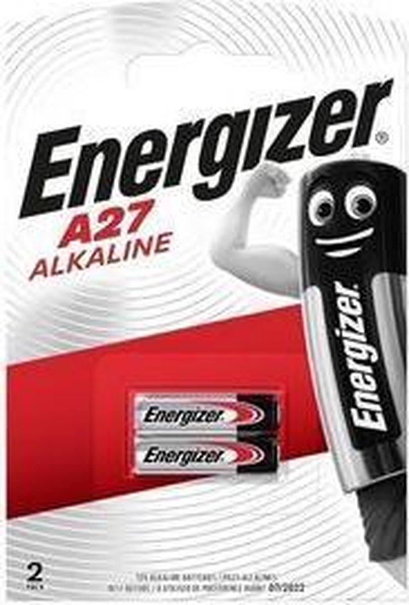 Energizer batterijen A27 Alkaline 12V 2 stuks