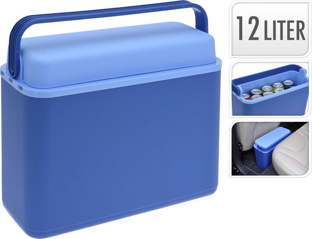 Koopman TOM koelbox 12 liter 41 x 17 x 29 cm - Blauw