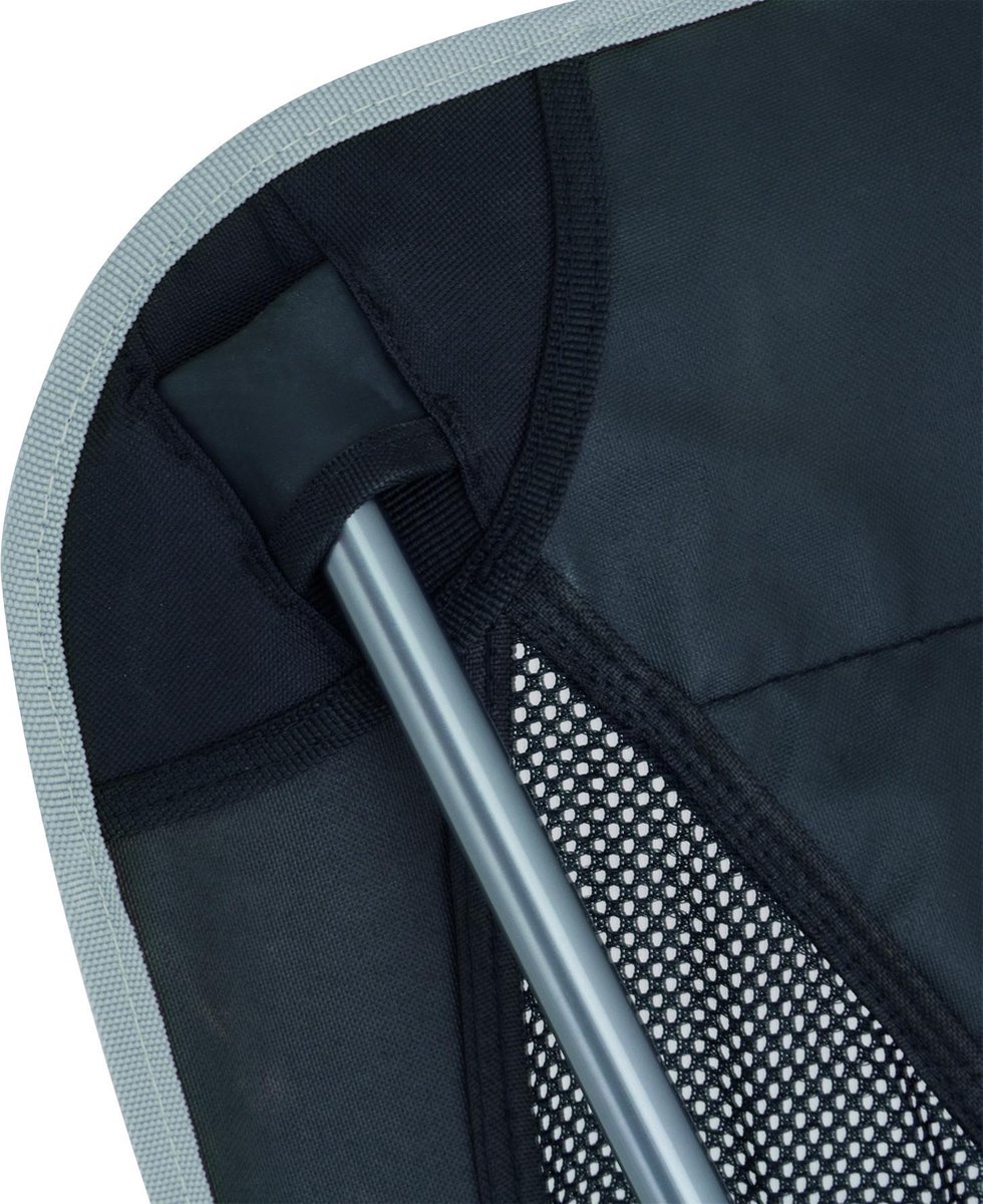 Eurotrail TravelSafe campingstoel Calais 49 x 25 x 64 cm aluminium - Zwart