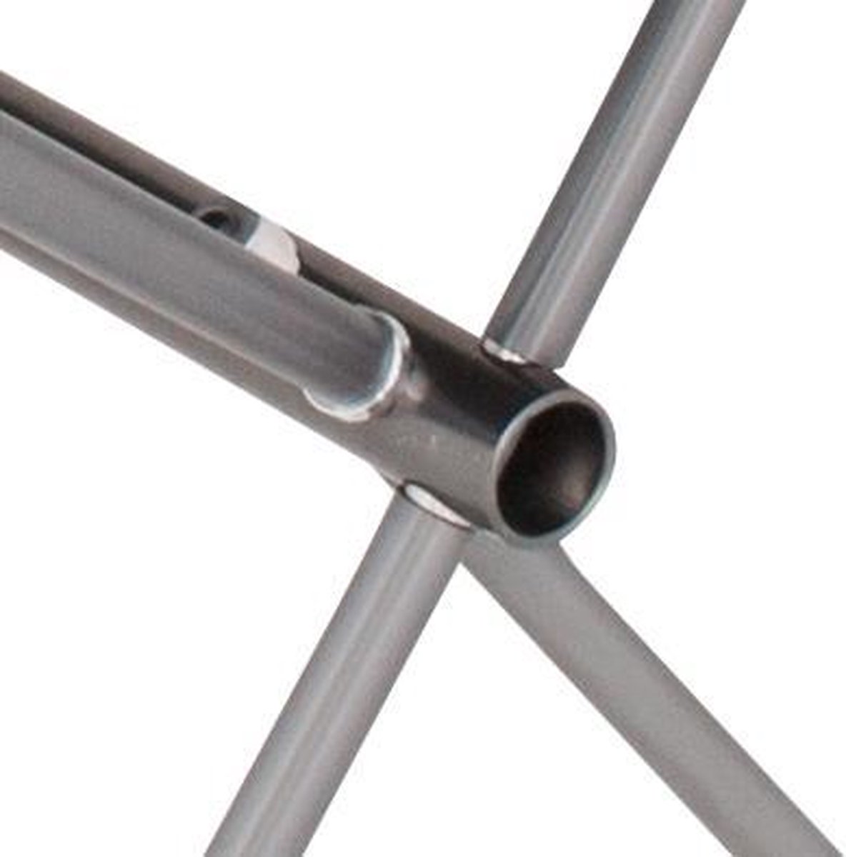 Eurotrail TravelSafe campingstoel Calais 49 x 25 x 64 cm aluminium - Zwart