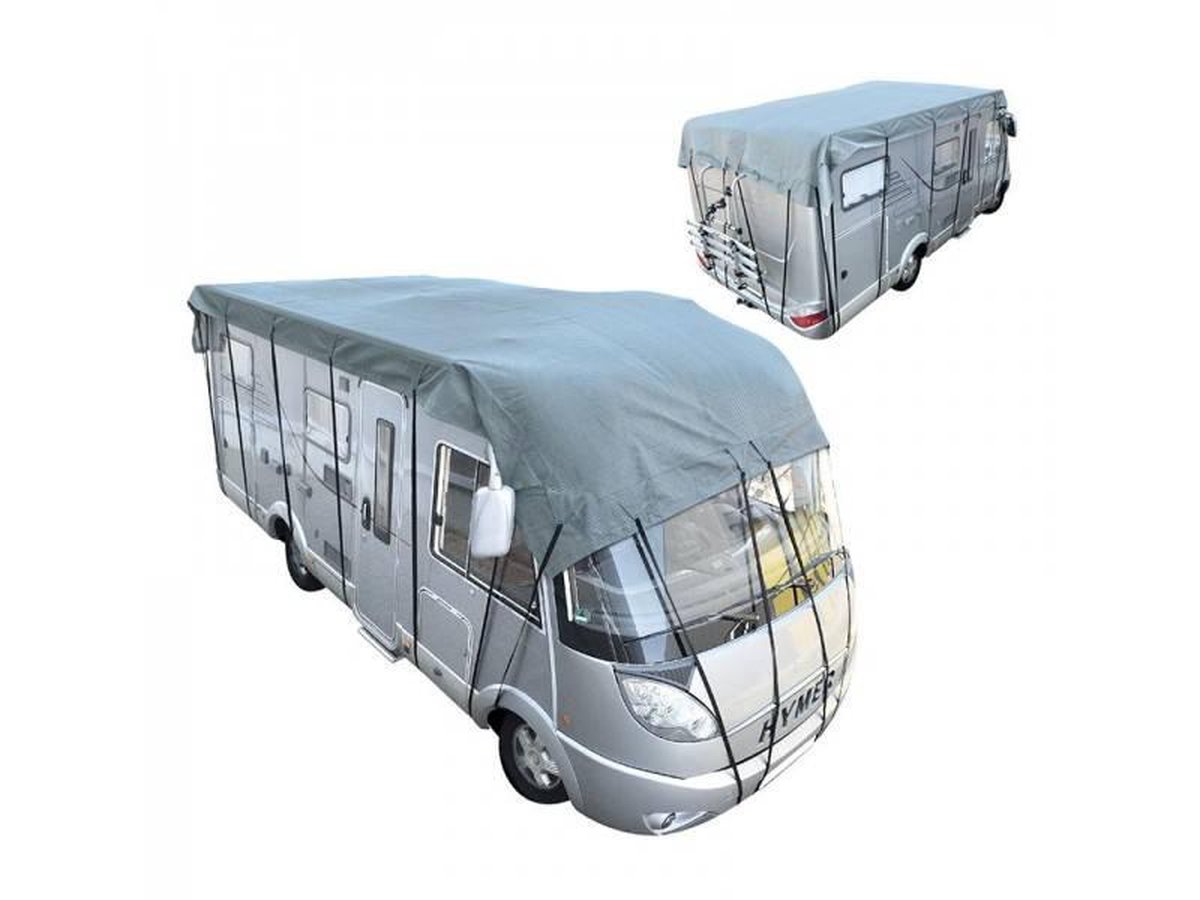 PROPLUS caravan- en camperdakhoes 500 x 300 cm - Grijs