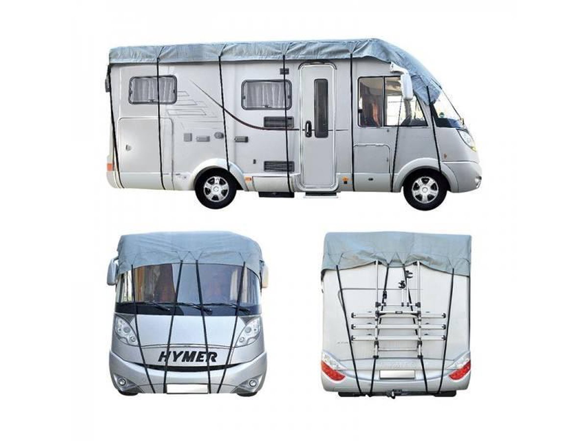 PROPLUS caravan- en camperdakhoes 500 x 300 cm - Grijs