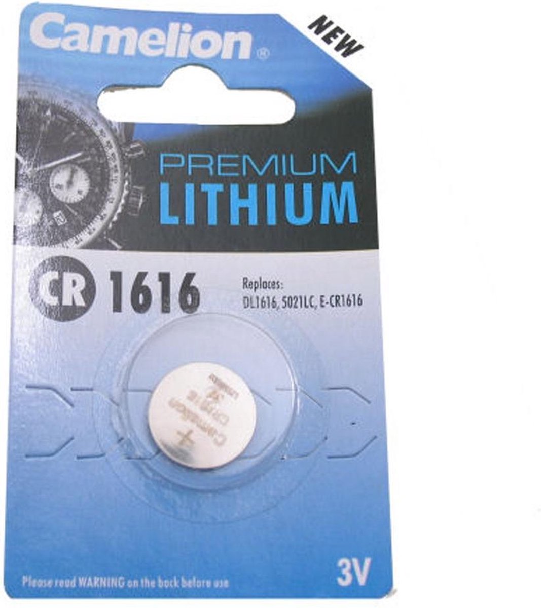 Camelion batterij knoopcel Lithium 3V CR1616 per stuk