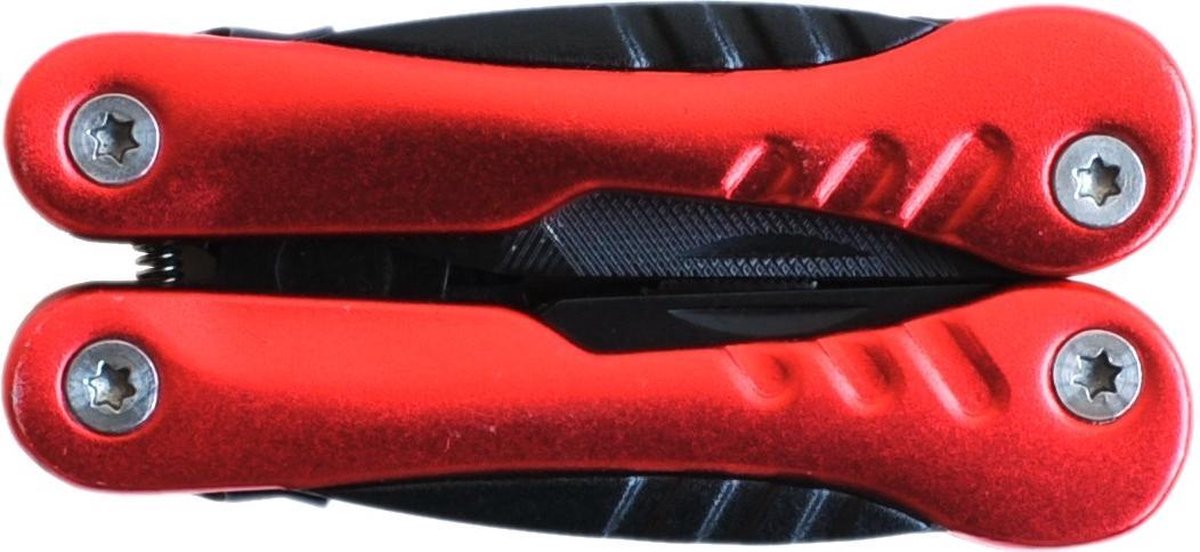 Kids At Work Kids At Work multitool zakmes junior 16 cm staal zwart/rood