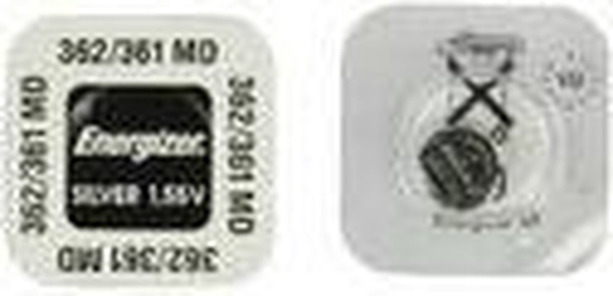 Energizer knoopcelbatterij SR58/SR721 SW 1,55V per stuk