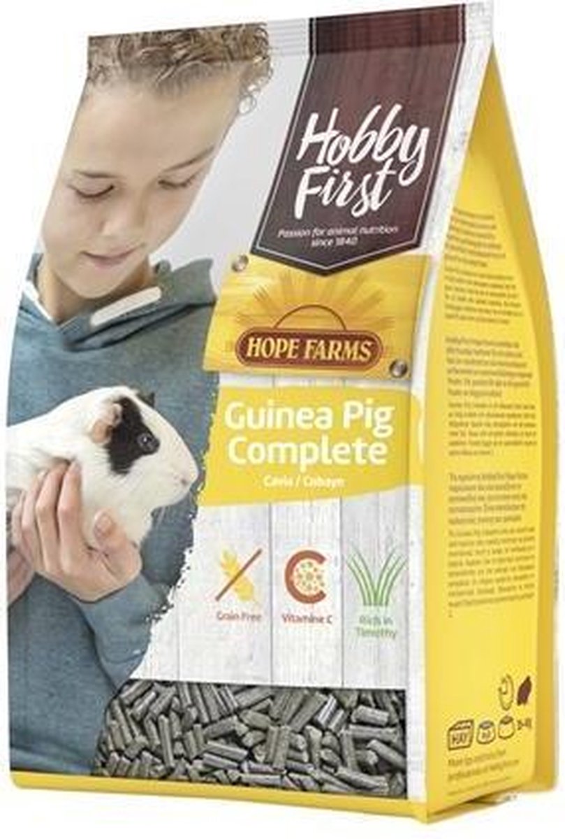 Hobbyfirst Hope Farms Guinea Pig Complete - Caviavoer - 10 kg