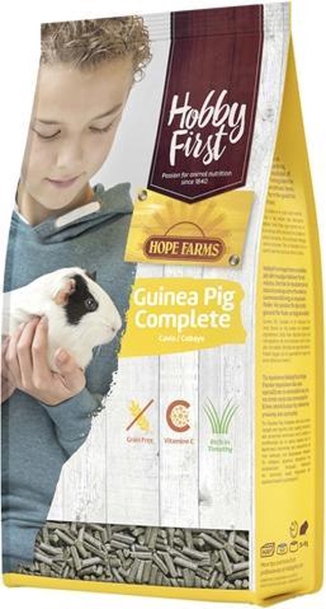 Hobbyfirst Hope Farms Guinea Pig Complete - Caviavoer - 10 kg