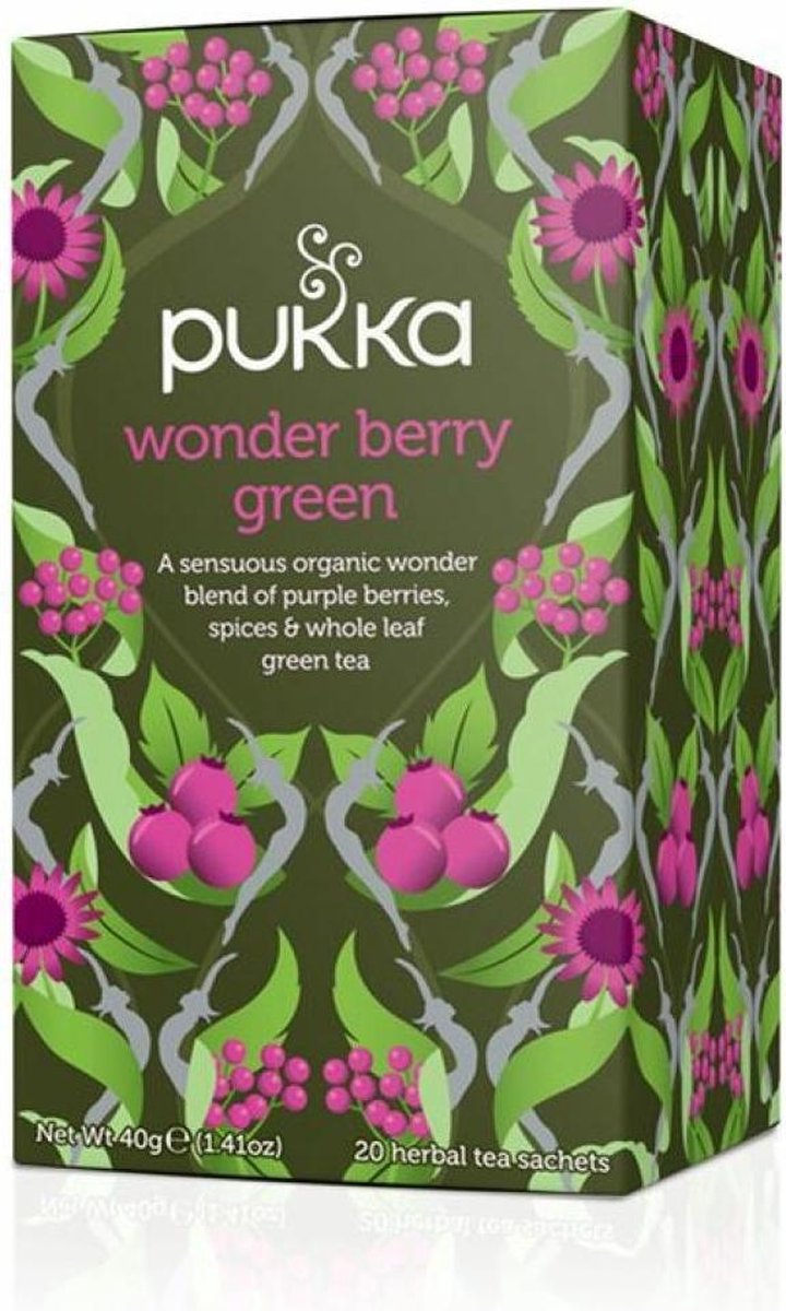 Pukka - Wonder Berry Green - 20 zakjes