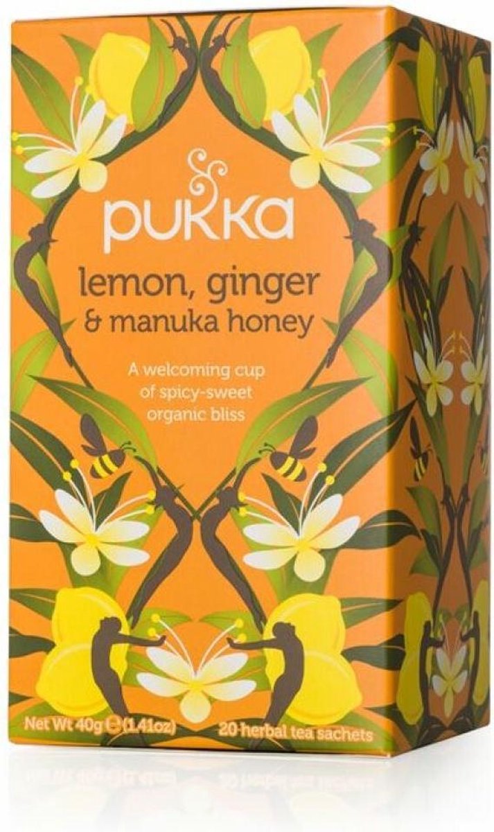 Pukka - Lemon, Ginger & Manuka Honey - 20 zakjes