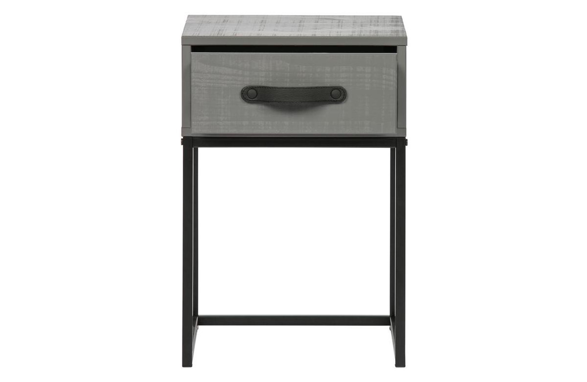 Trendhopper Woood Nachtkastje Morris Leem - Grijs