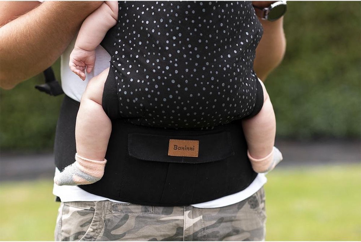 Baninni Buikdrager Mundo Black - Zwart