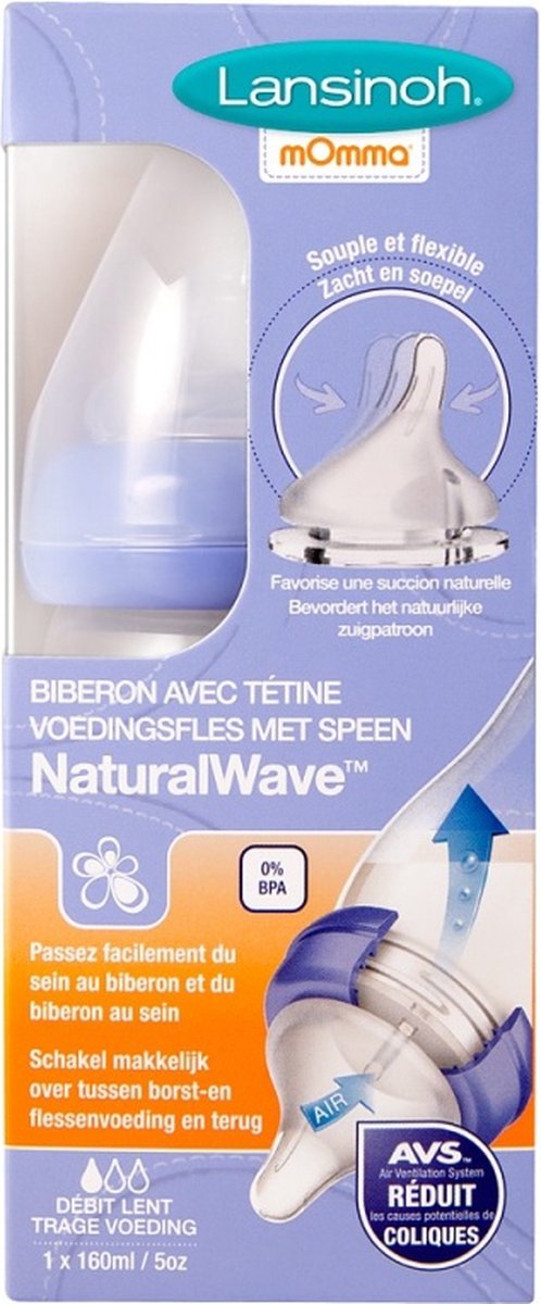 Lansinoh Zuigfles NaturalWave 160 ml