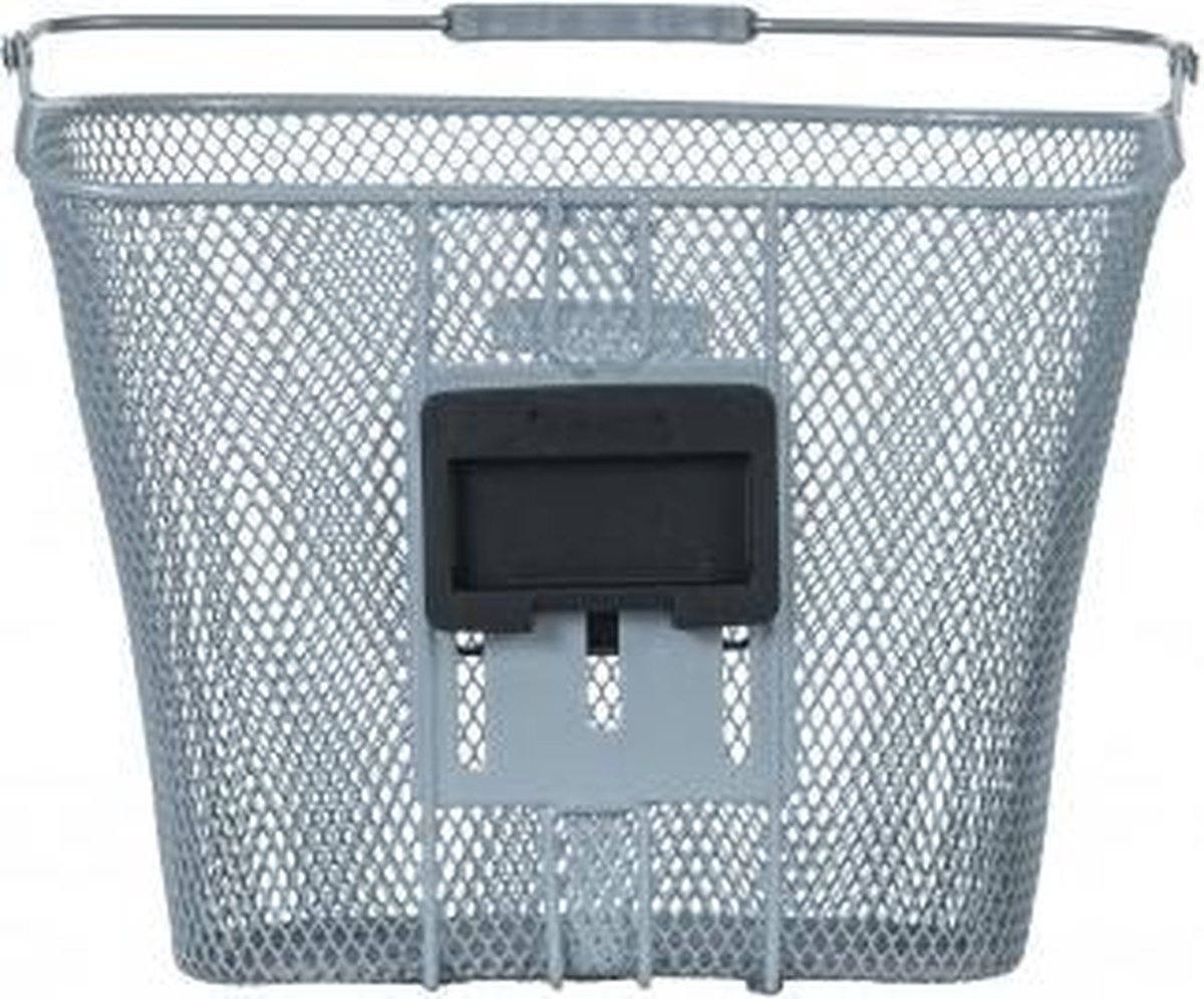 Basil Fietsmand Bremen KF - zilver (zonder houder) - Silver