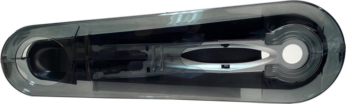 AXA Kettingkast 28" Snapper - transparant/ (winkelverpakking) - Zwart