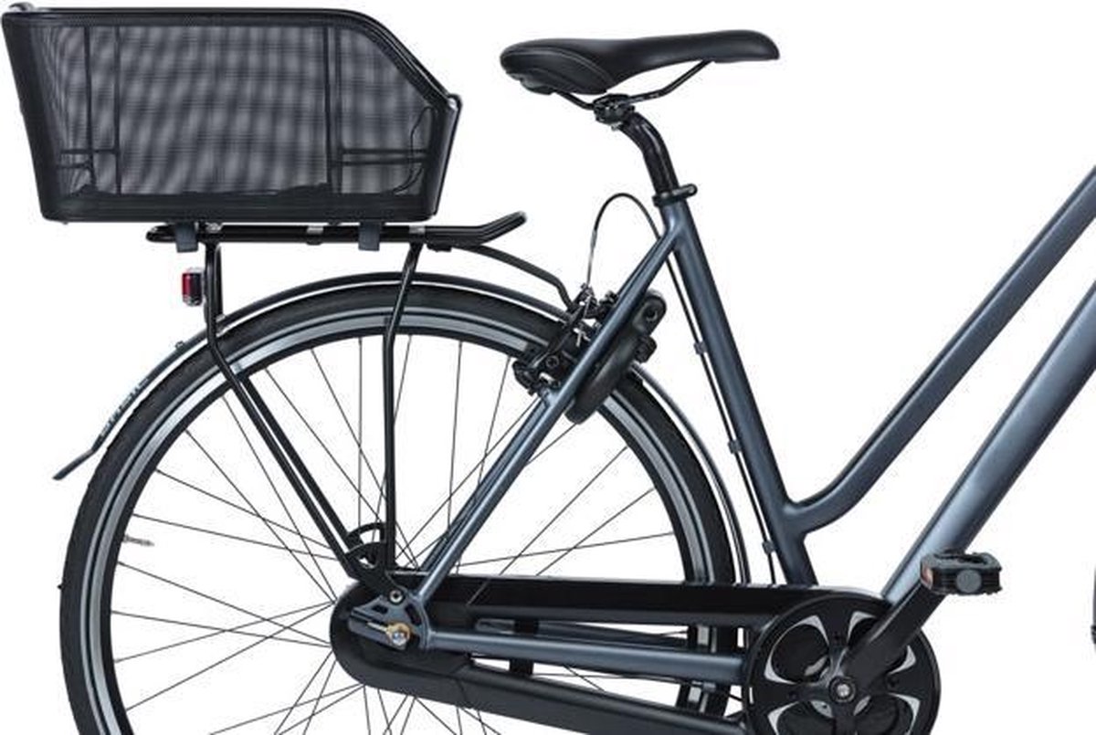 Basil Fietsmand Cento Tech Fiber WSL - achterop - solid - Zwart