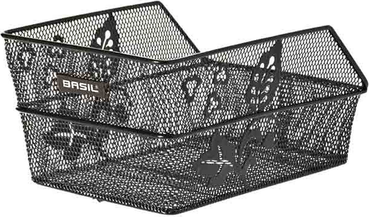 Basil Fietsmand Cento Flower S - Zwart