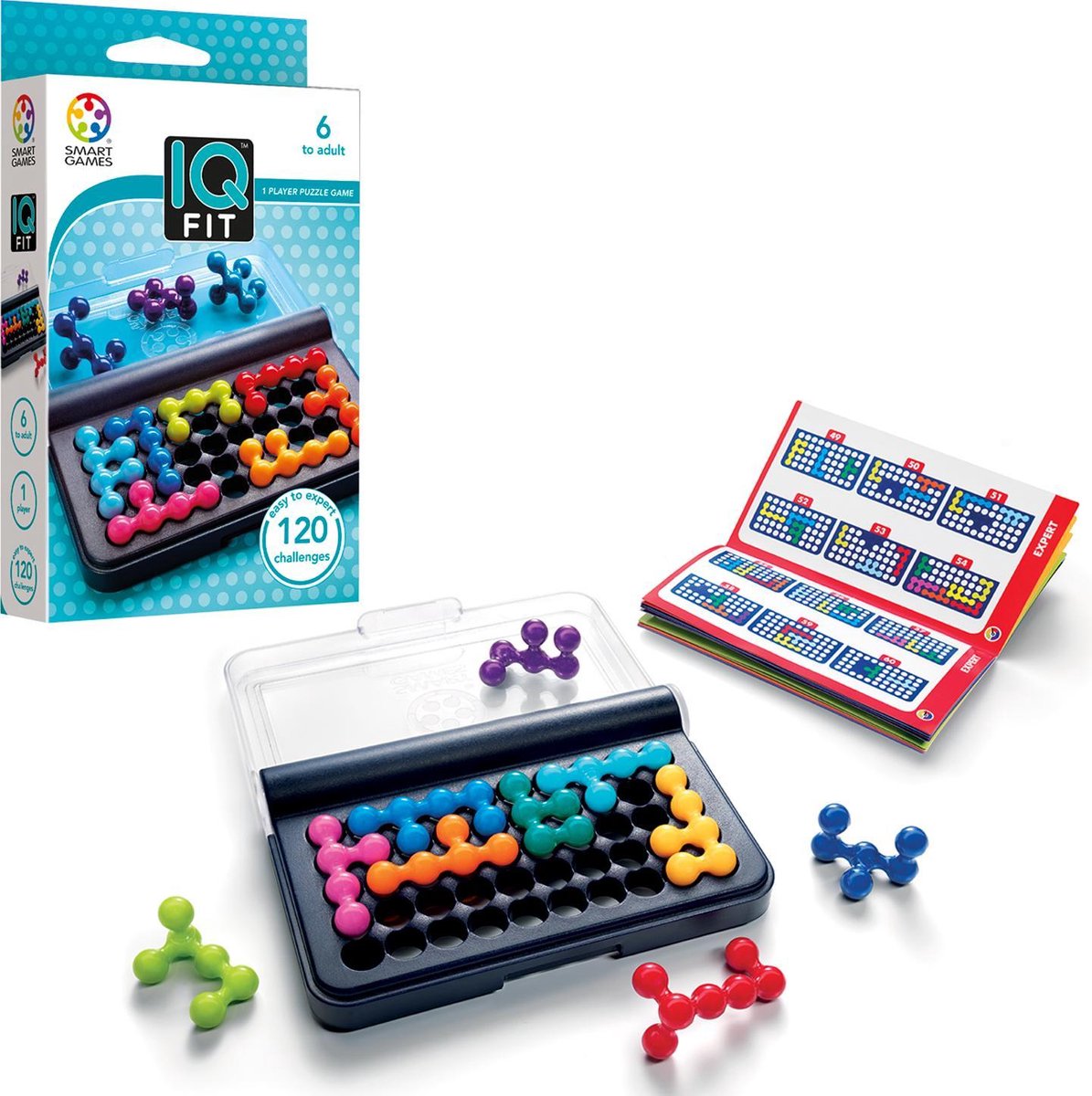 Smart Games Spel Smartgames IQ Fit - Blauw