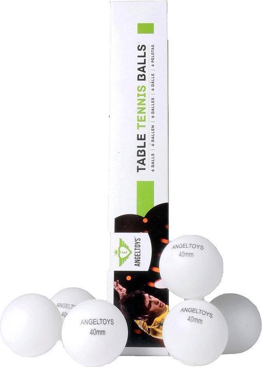 Top1Toys TT Ballen 6 Stuks In Doos - Wit