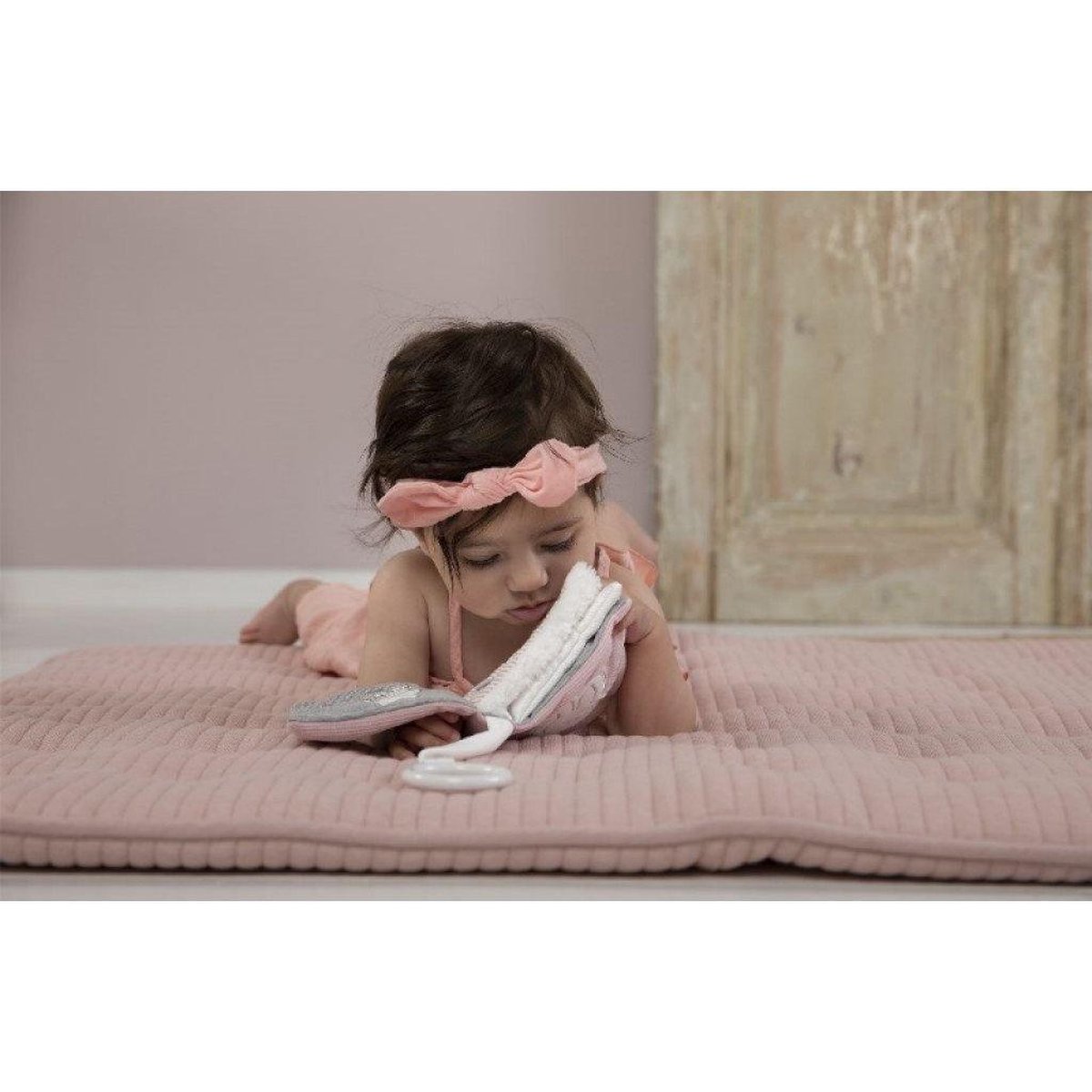 Tiamo Nijntje Buggyboekje Babyrib - Roze