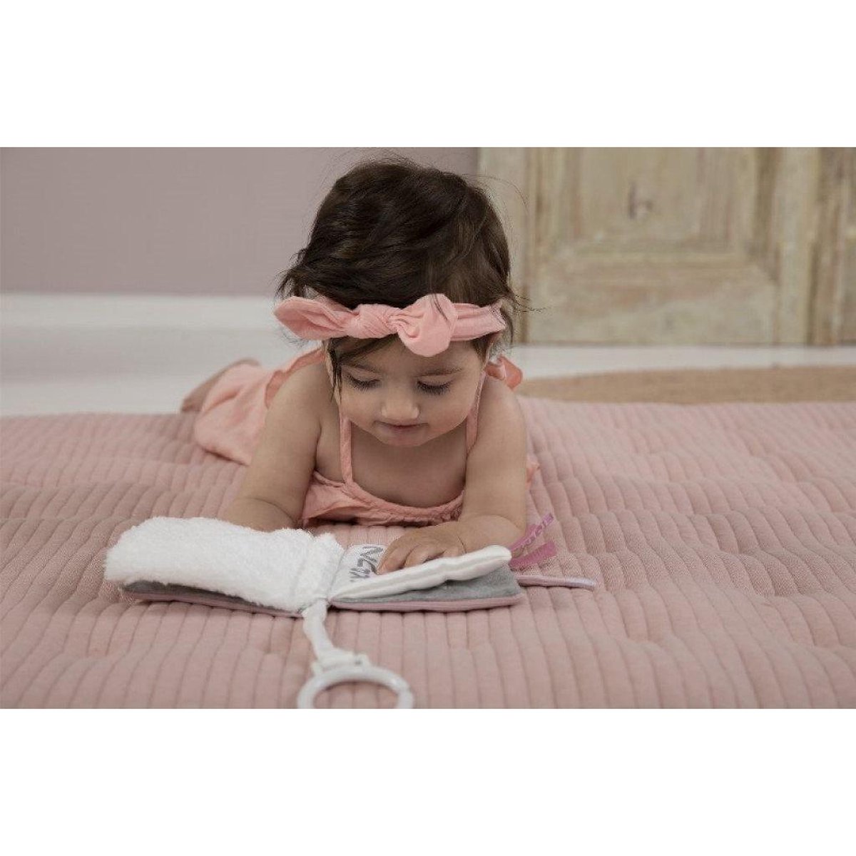 Tiamo Nijntje Buggyboekje Babyrib - Roze