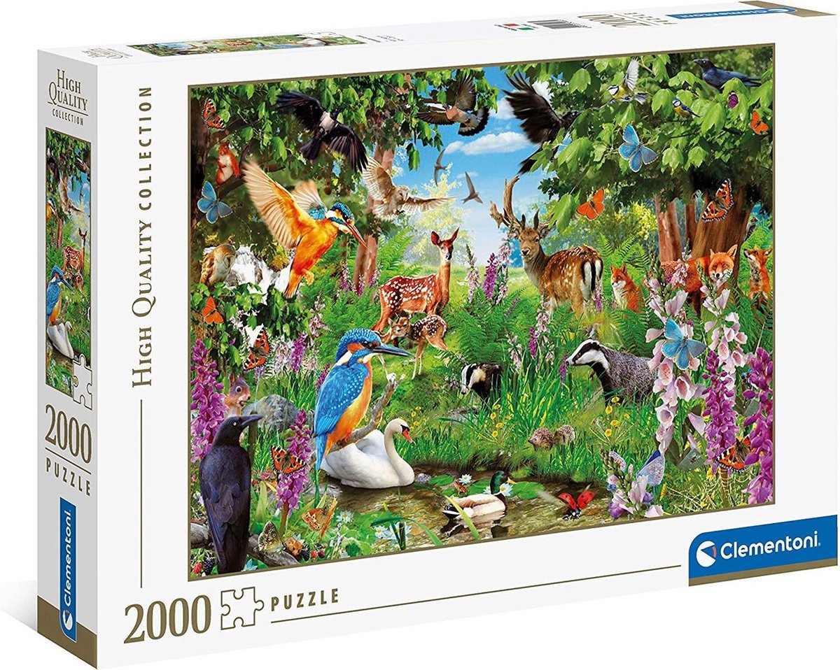 Clementoni Puzzel High Quality 2000 Stukjes Fantasie Bos