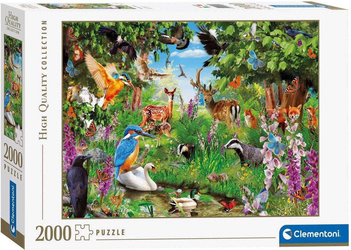 Clementoni Puzzel High Quality 2000 Stukjes Fantasie Bos