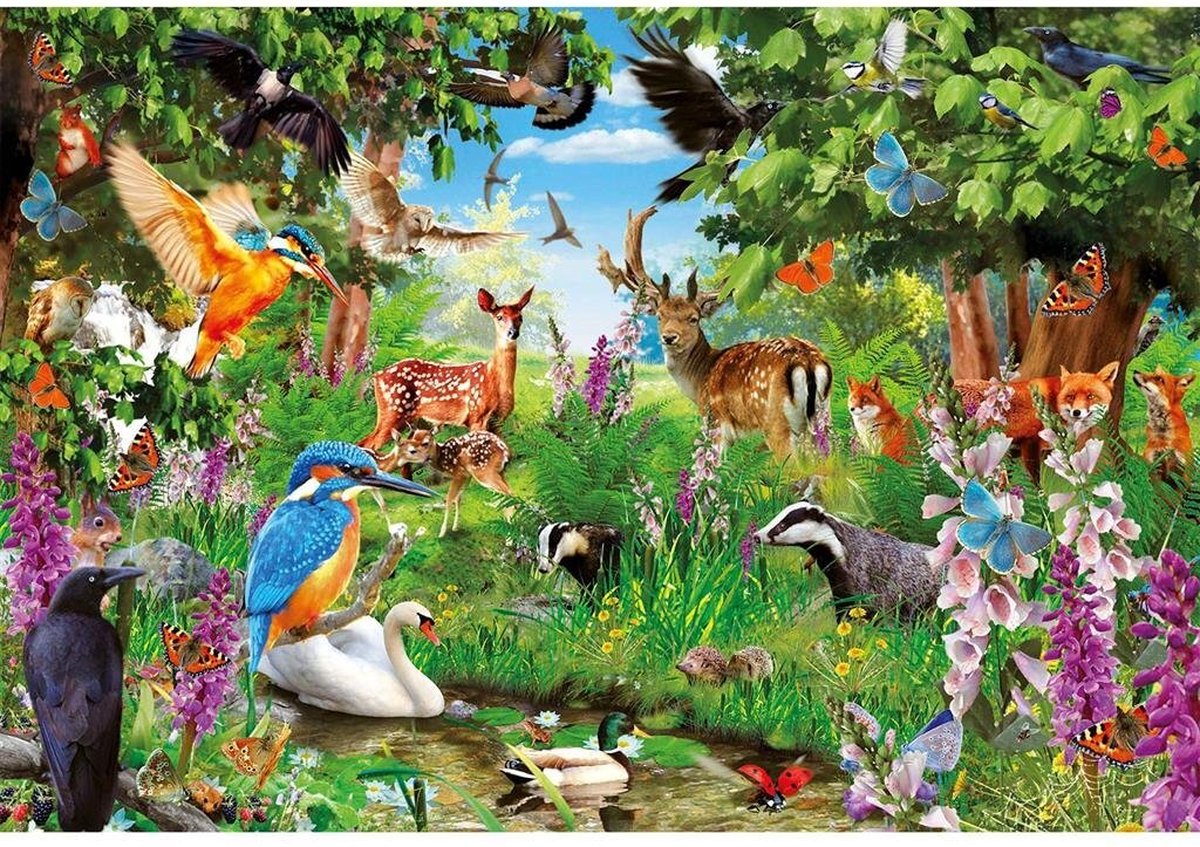 Clementoni Puzzel High Quality 2000 Stukjes Fantasie Bos