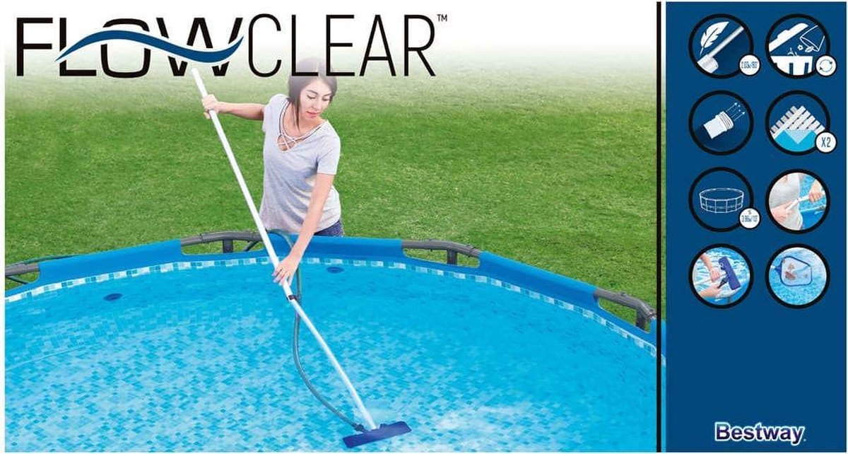 Bestway Onderhoudsset Compleet Zwembad - Blauw