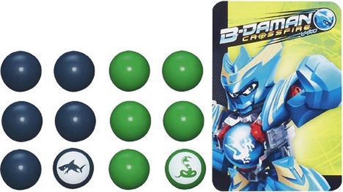 Hasbro B-Daman Crossfire Balls 16 Stuks